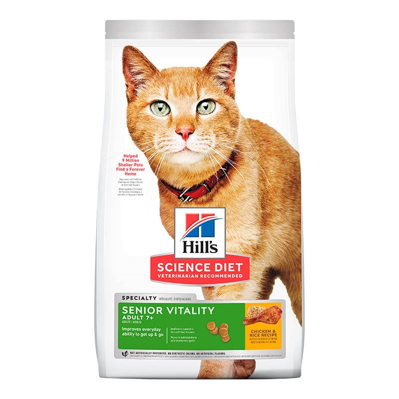 HILLS - Hills Science Diet - Senior 7+ Youthful Vitality Cat 1.36 KG