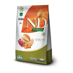 N&D - Pumpkin - Alimento Gato Adulto Pato Melón y Calabaza 7.5 KG