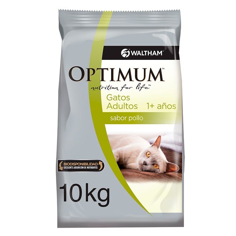 OPTIMUM - Optimum - Alimento Gatos Adultos Sabor Pollo 10 KG