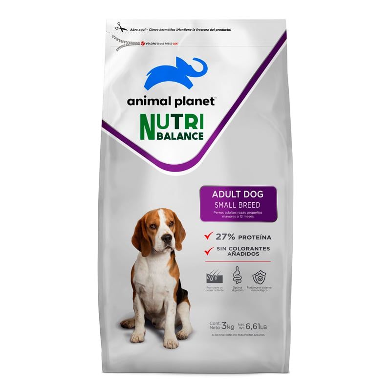 ANIMAL PLANET - Animal Planet - Alimento Perro Adulto Raza Pequeña 3 KG