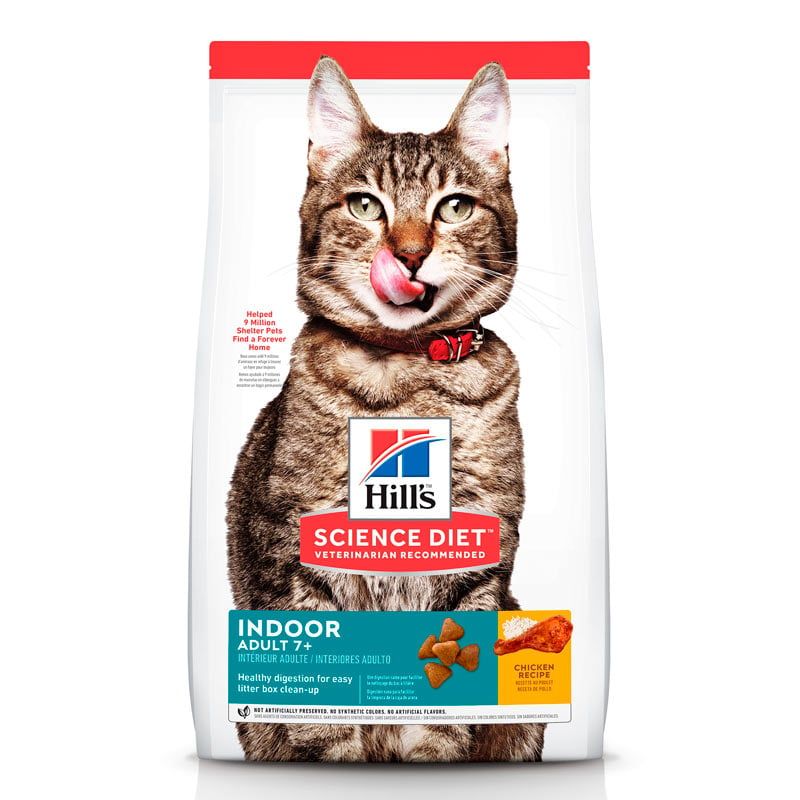 HILLS - Hills Science Diet - Senior 7+ Indoor Chicken Recipe Cat 1.58 KG