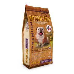 NATURAL FOOD - - Alimento Perros Esterilizados o Sobrepeso 15 KG