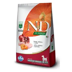 N&D - Pumpkin - Alimento Perro Adulto Raza Mediana Pollo 10.1 KG