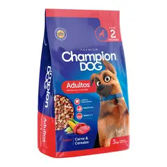 CHAMPION DOG - - Alimento Adultos Carne y Cereales 3 KG