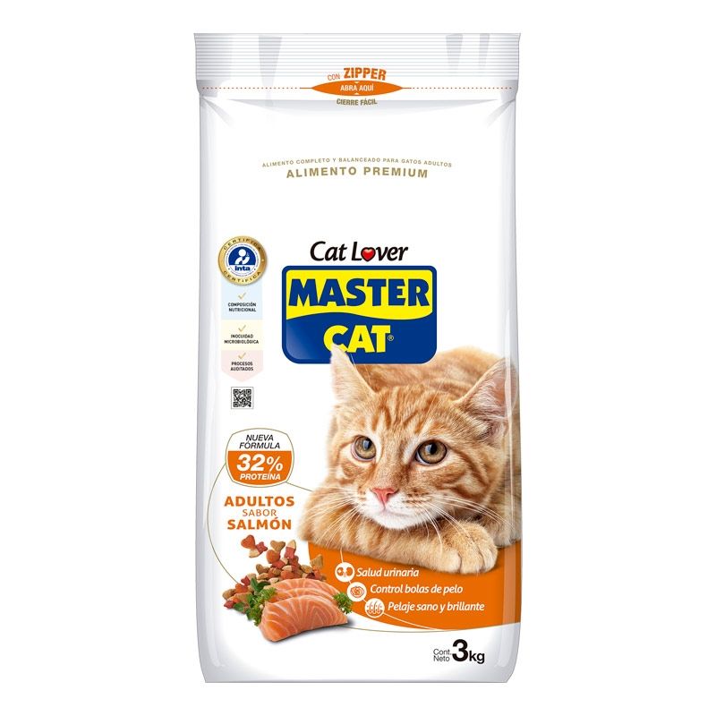 MASTER CAT - Master Cat - Alimento Gato Adulto Salmón 3 KG
