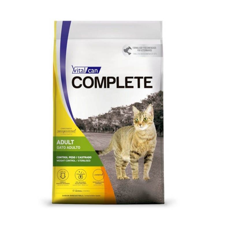 VITALCAN - Vitalcan Complete - Alimento Gato Adulto Castrado 7.5 KG