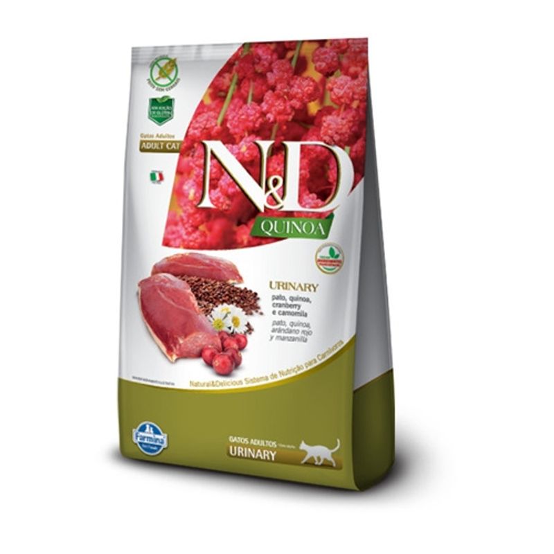 N&D - N&D Quinoa - Alimento Gato Adulto Urinary Pato 7.5 KG