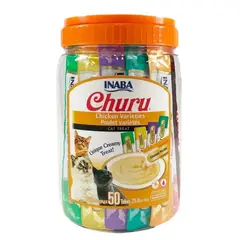 CHURU - GATOS - TARRO VARIEDADES - POLLO - 50 UNIDADES
