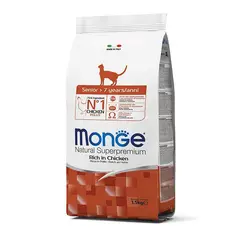 MONGE - - Senior Chicken Cat 1.5 KG.