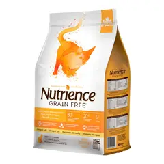 NUTRIENCE - Grain Free - Alimento Gatos Pavo, Pollo y Arenque 2.5 KG