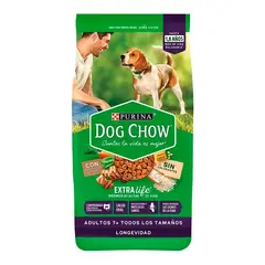 DOG CHOW - - Alimento Perro Senior 7+ Longevidad 8 KG