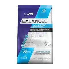 VITALCAN - Balanced - Alimento para Perro Adulto Raza Mediana 20 KG