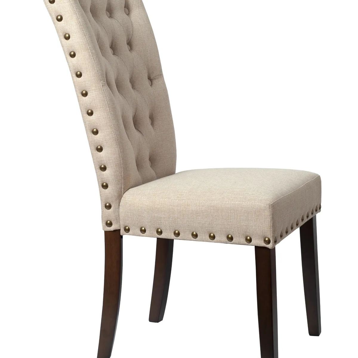 SWEET HOGAR - Pack 6 sillas modelo botones capitoné color Beige