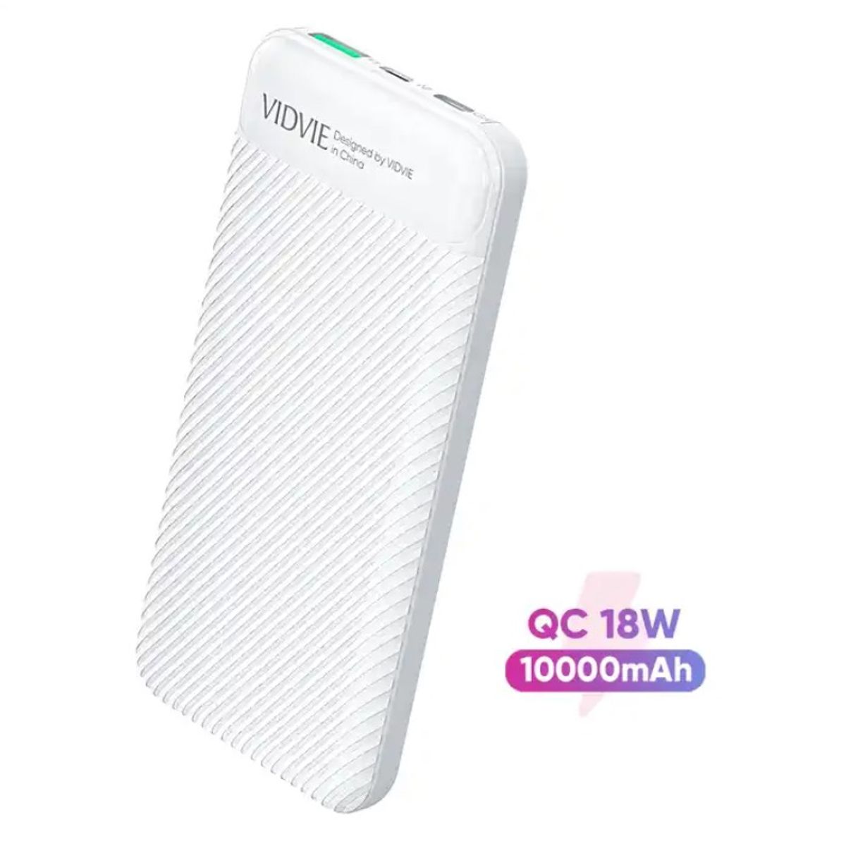 GENERICO - PowerBank Vidvie DUAL USB 10000mAh QC30 18W