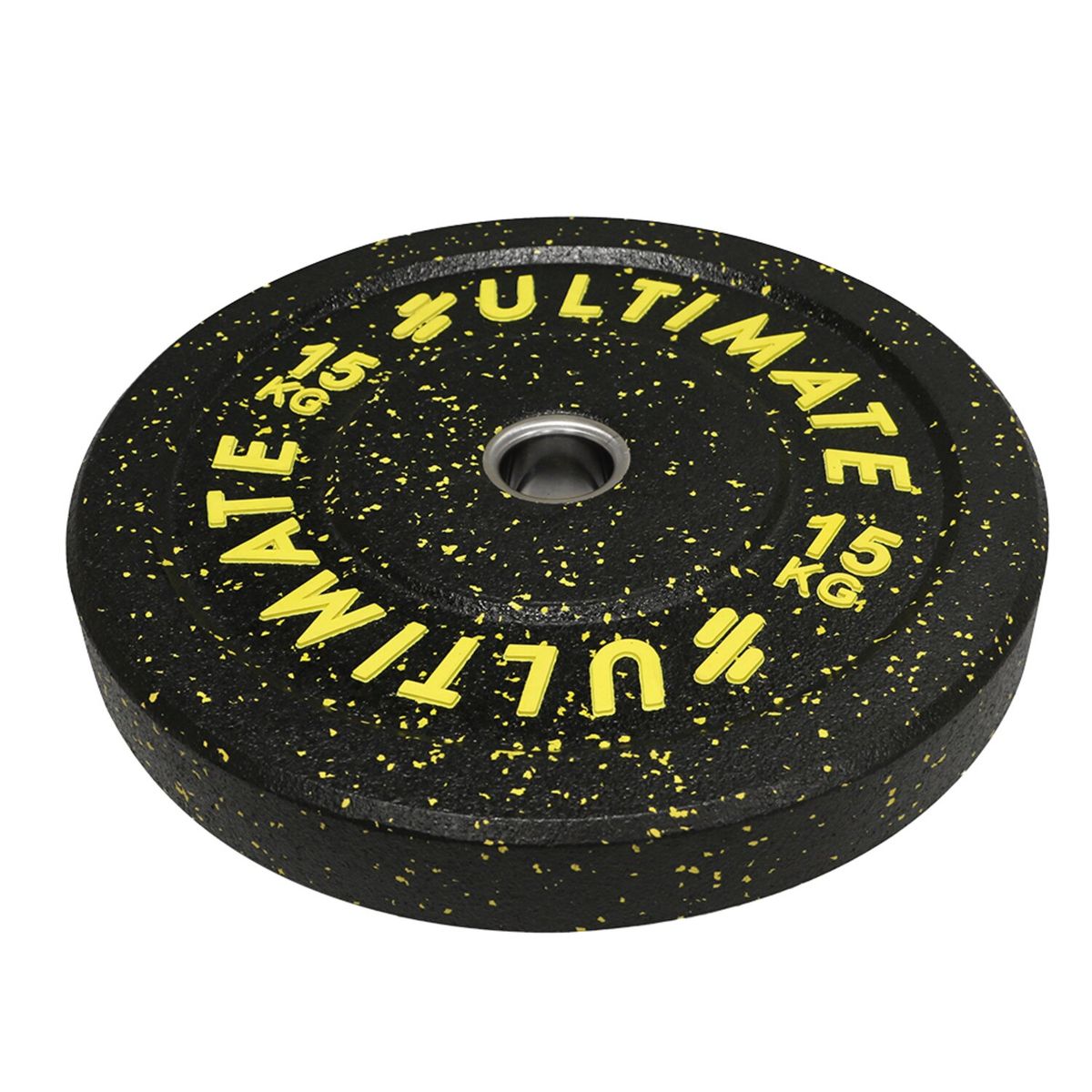 ULTIMATE FITNESS - DISCO OLÍMPICO BUMPER PREMIUM 15 KG