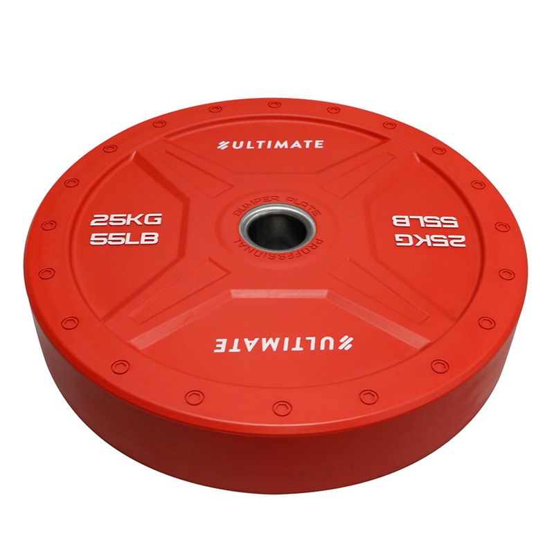 ULTIMATE FITNESS - DISCO OLÍMPICO BUMPER ELITE HEX 25 KG