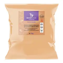BARFOOD - - Alimento Deshidratado Adulto Raza Grande Salmón 2 KG
