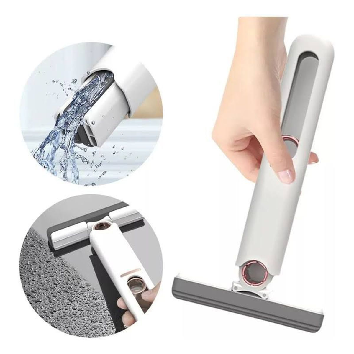 GENERICO - Mini Mopa Trapeador Auto Exprimible Portátil Hogar Plegable