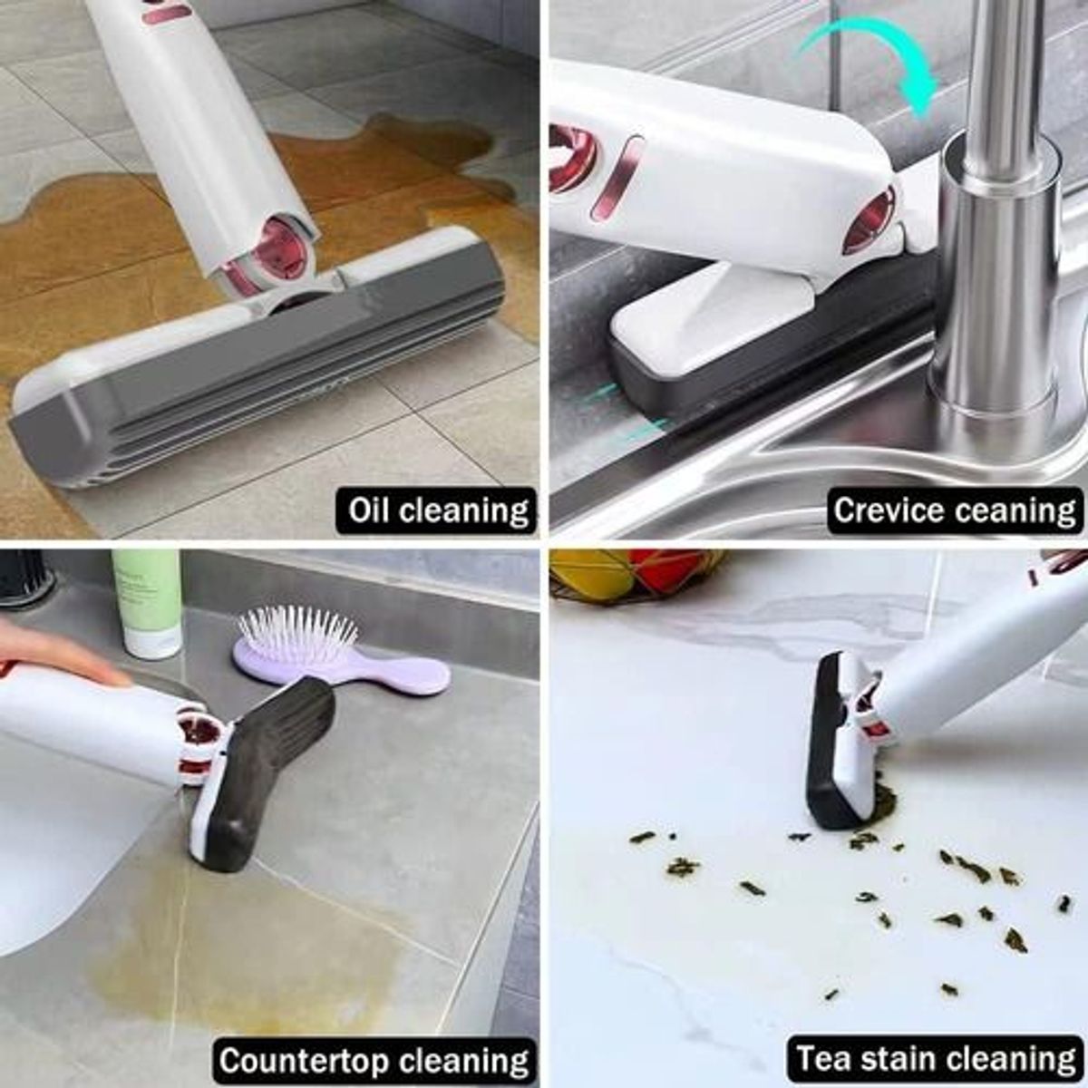 GENERICO - Mini Mopa Trapeador Auto Exprimible Portátil Hogar Plegable