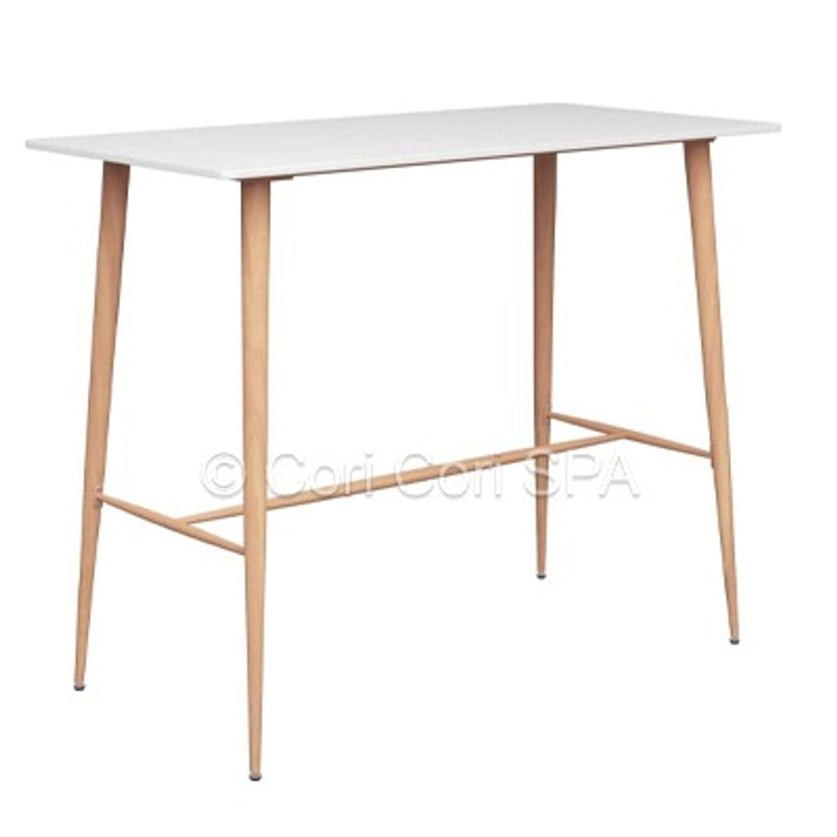 CORI CORI - Mesa Alta Bar 120x60cm Blanca