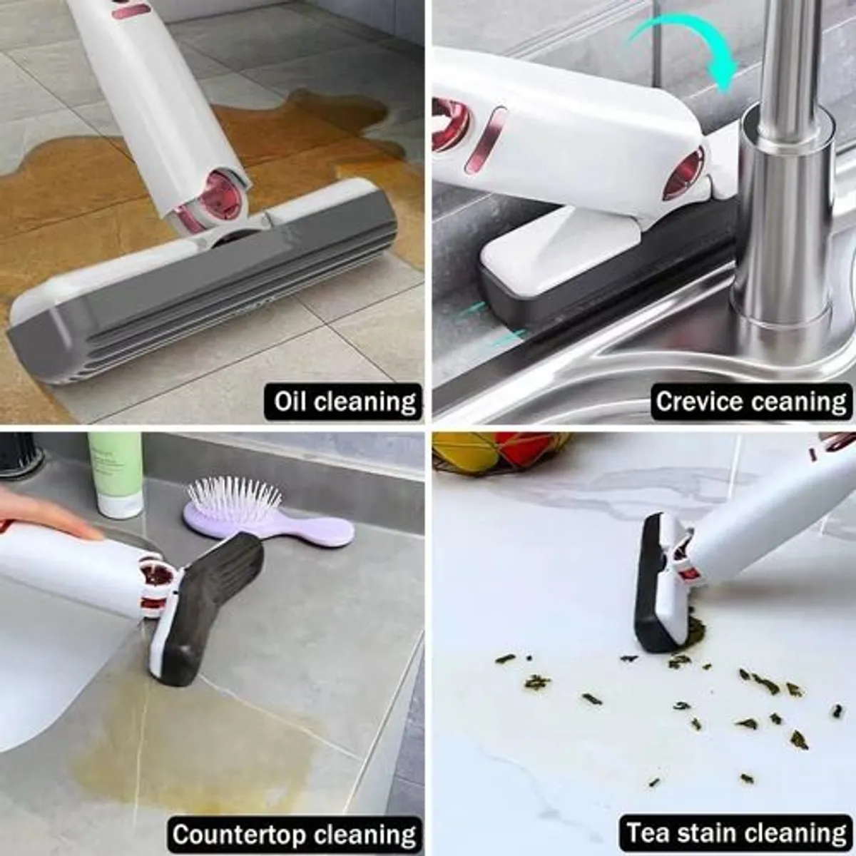 GENERICO - Mini Mopa Trapeador Auto Exprimible Portátil Hogar Plegable