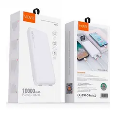 GENERICO - Cargador Portátil 10000mah PB747 Vidvie Blanco