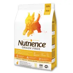 NUTRIENCE - Grain Free - Alimento Perro Pavo, Pollo y Arenque Small Breed 5 KG