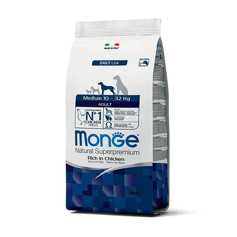 MONGE - Monge - Medium Adult Chicken Dog 3 KG