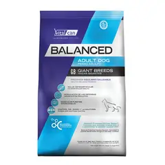 VITALCAN - Balanced - Alimento para Perro Adulto Raza Gigante 20 KG