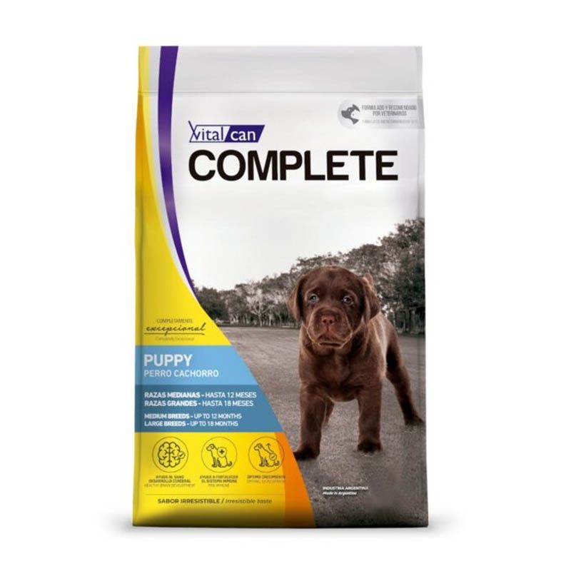 VITALCAN - Vitalcan Complete - Alimento Cachorro Raza Mediana y Grande 20 KG