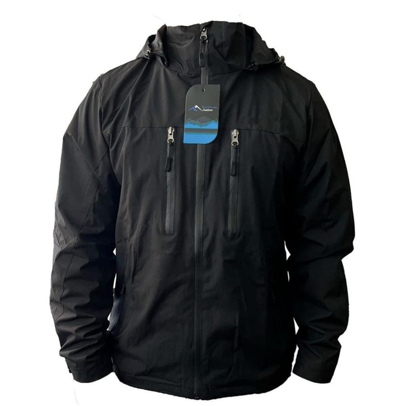 BLUE MOUNTAIN - Chaqueta Outdoor Corta Viento Hombre Termica Impermeable Liquidacion