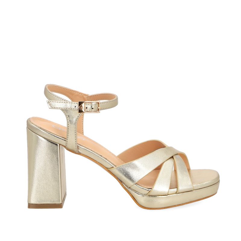GOTTA - Sandalia Mujer Cobre Taco 45902 Gotta