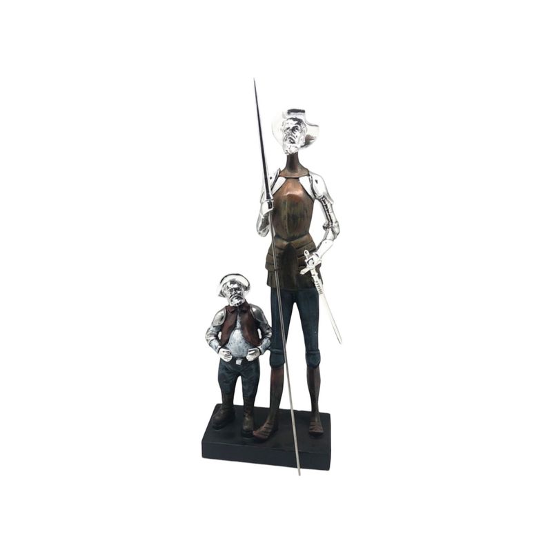 GENERICO - Don Quijote Y Sancho Panza Figura Decorativa - S62483