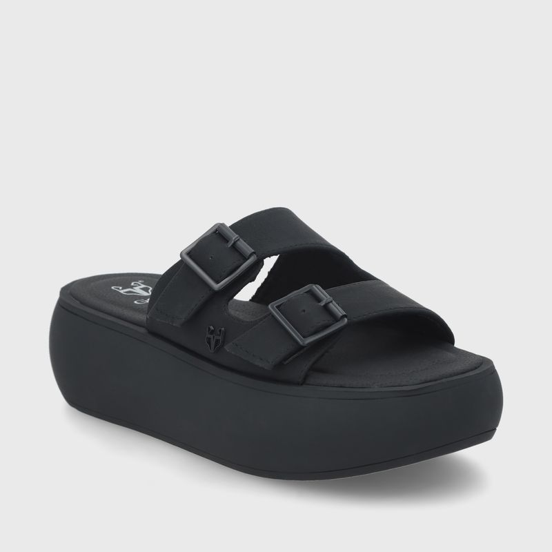 GOTTA - Sandalia Mujer Plataforma Negra  43034