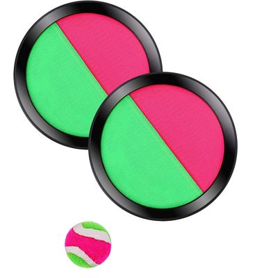 Imagen 2 del producto Pack X2 Juego Paleta De Playa Con Velcro Atrapa Pelota