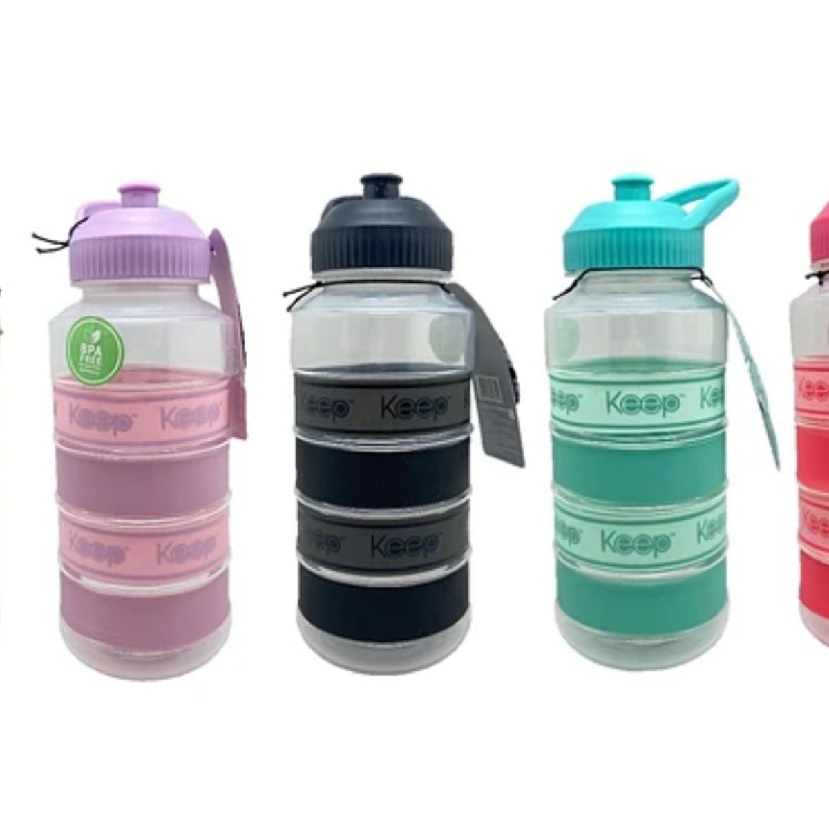 KEEP - Botella  1 litro Big Bands Libre De Bpa Rosado