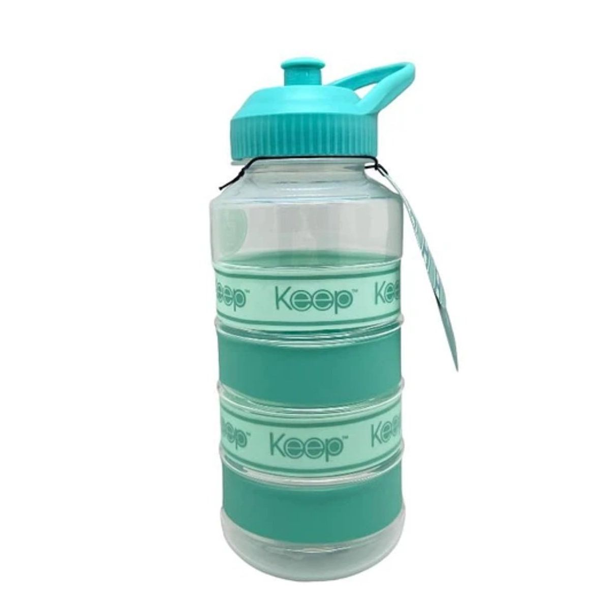 KEEP - Botella  1 litro Big Bands Libre De Bpa Verde