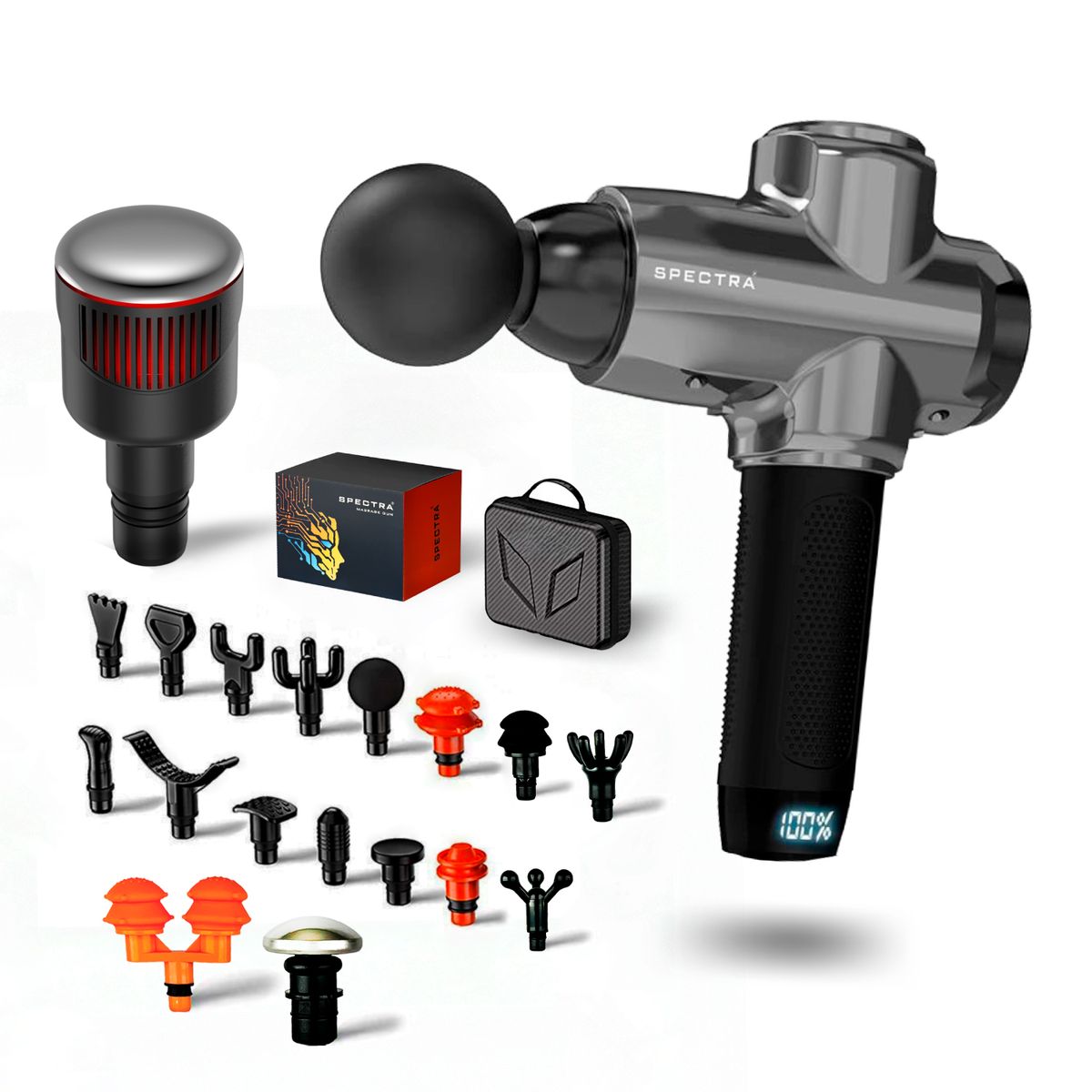 GENERICO - Pistola de Masajes Spectra • Pack Prime