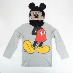 DISNEY - Polera Manga Larga Niño Mickey Costume Gris