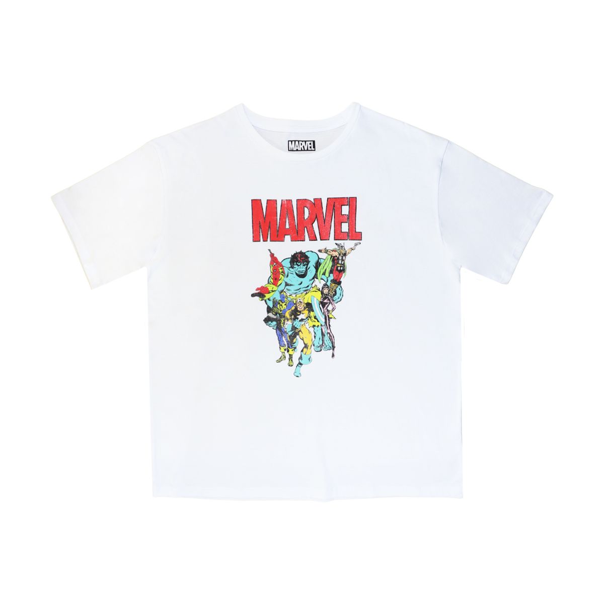 MARVEL - Polera Mujer Avengers Team Blanco Marvel
