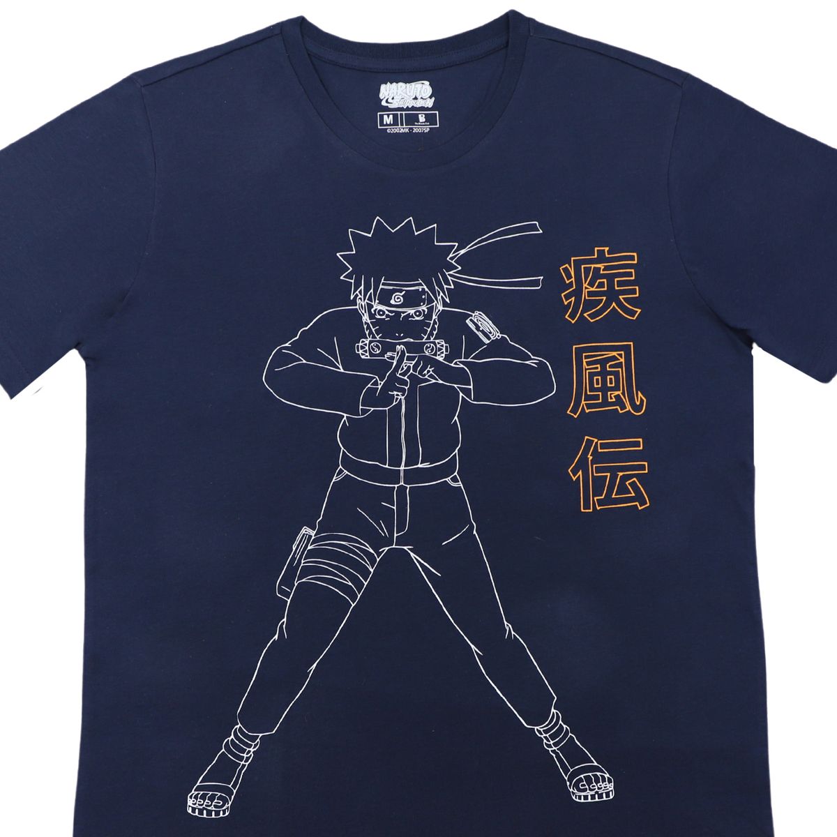 NARUTO - Polera Hombre Naruto Jutsu Azul Marino Naruto