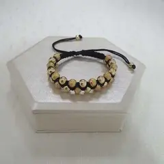 GENERICO - Pulsera Tejida en oro laminado de 18k