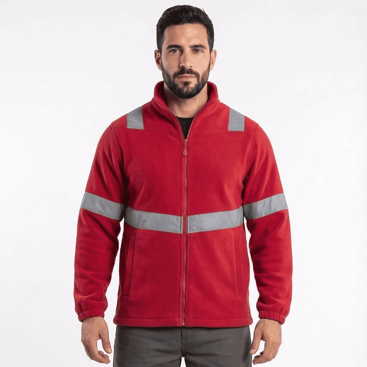 T-WORLD - Micropolar Reflectante Hombre Térmico Alta Visibilidad Trabajo