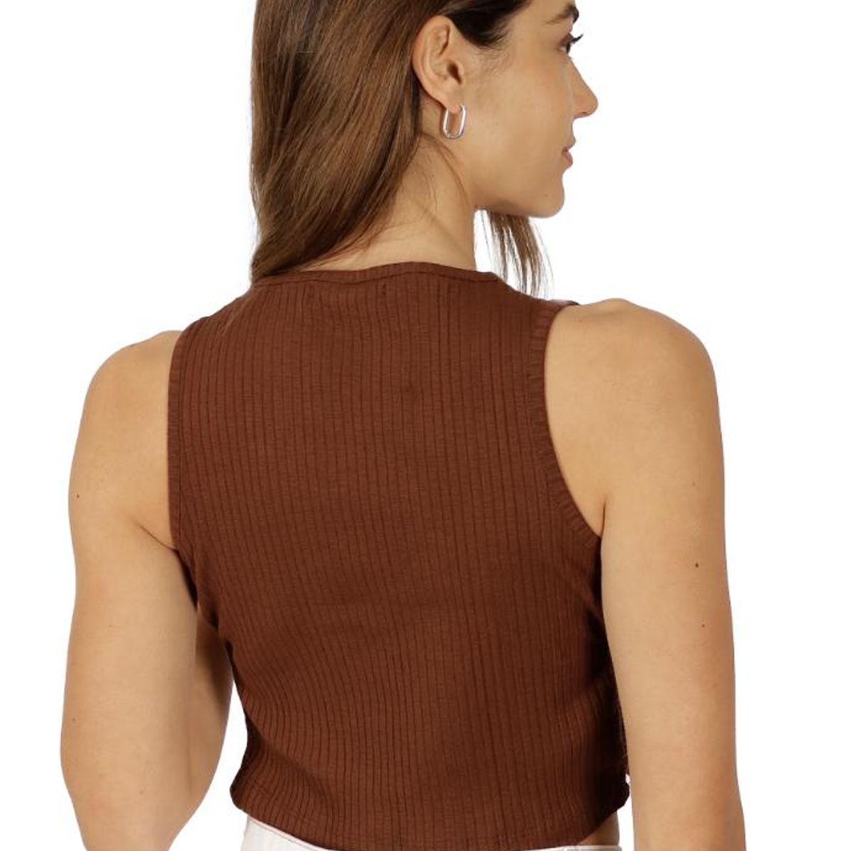 DIVINO JEANS - Polera Eufrates I Café Divino Jeans