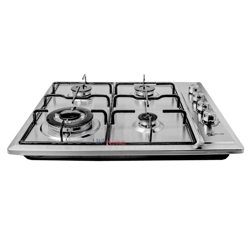 LINE - Encimera A Gas Licuado 4 Platos Acero Inox Premium