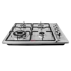 LINE - Encimera A Gas Licuado 4 Platos Acero Inox Premium