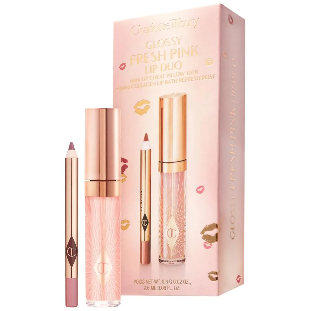 CHARLOTTE TILBURY - Pack Mini para Labios Charlotte Tilbury - Fresh Pink.