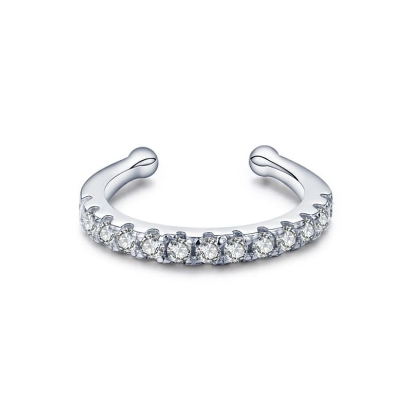 GENERICO - Earcuff Circón Blanco - Azul Zafira