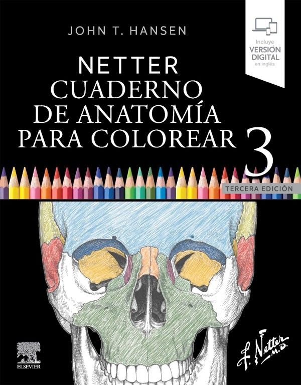 Libro Netter. Cuaderno De Anatomia Para Colorear 3Ed.