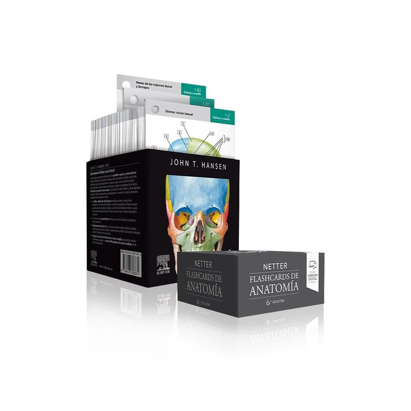 EDITORIAL MEDITERRANEO - Libro Netter. Flashcards De Anatomia 6Ed.